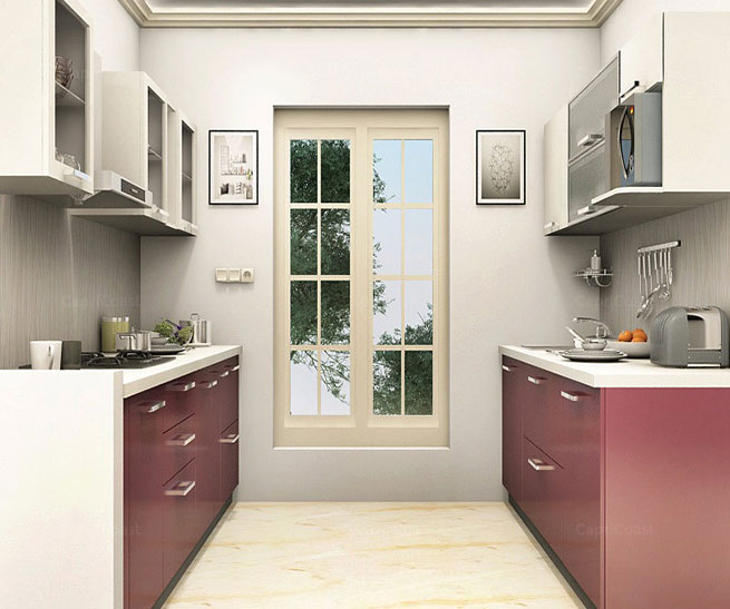 Modular Kitchen Design Faridabad Parallel