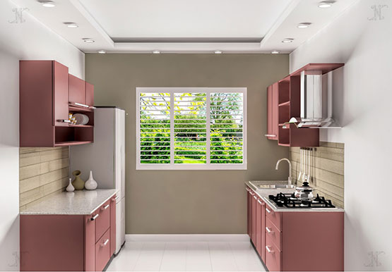 Parallel Modular Kitchen Design Faridabad Easy On Eyes,How To Organize Your Office Space At Home
